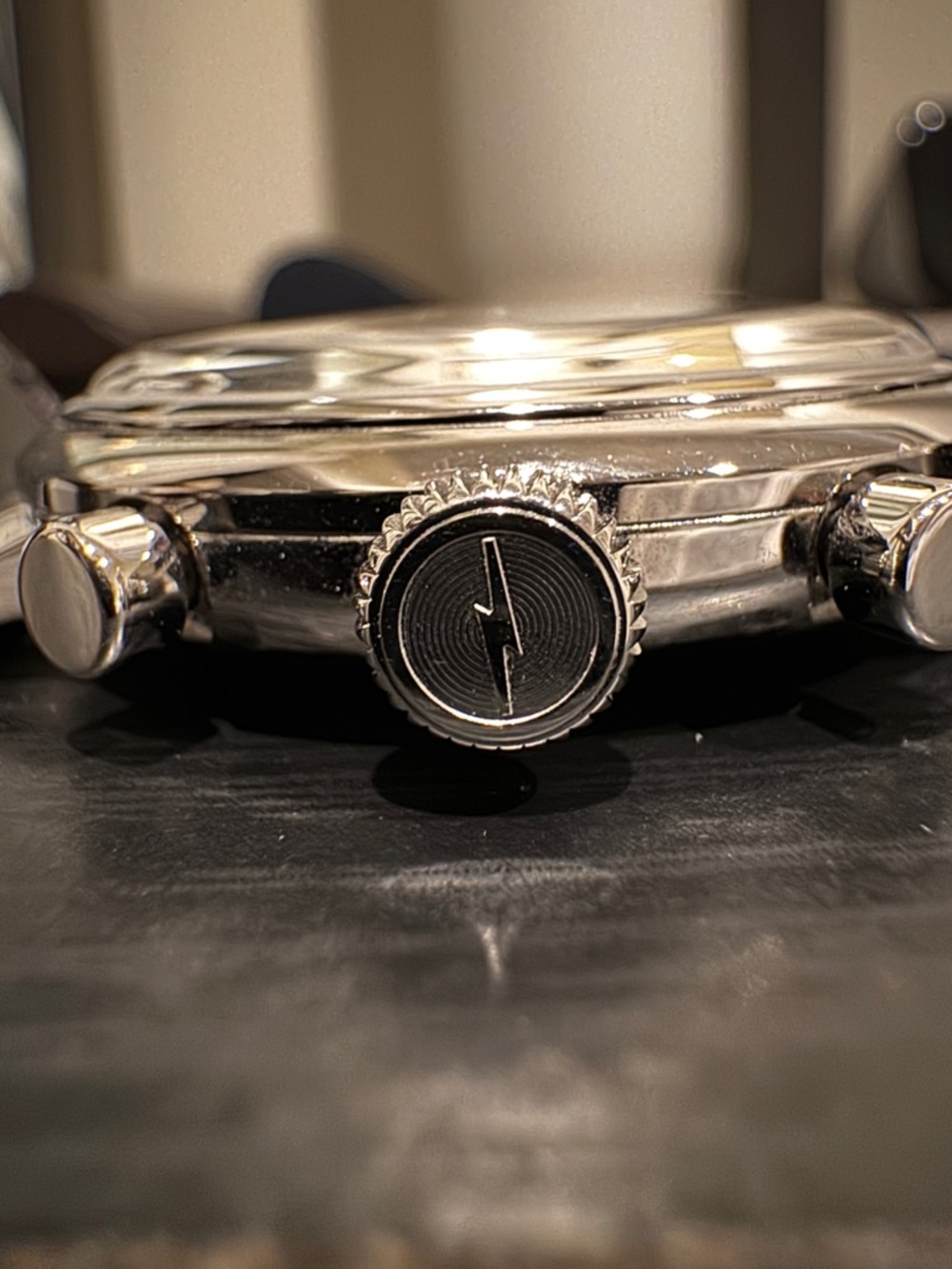 Shinola Bedrock Chronograph Watch with Black Leather Strap - Picture 12 of 14